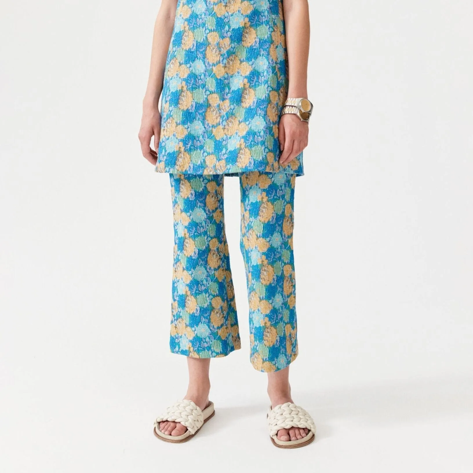 Baum Und Pferdgarten Naya Trousers in Blue Green