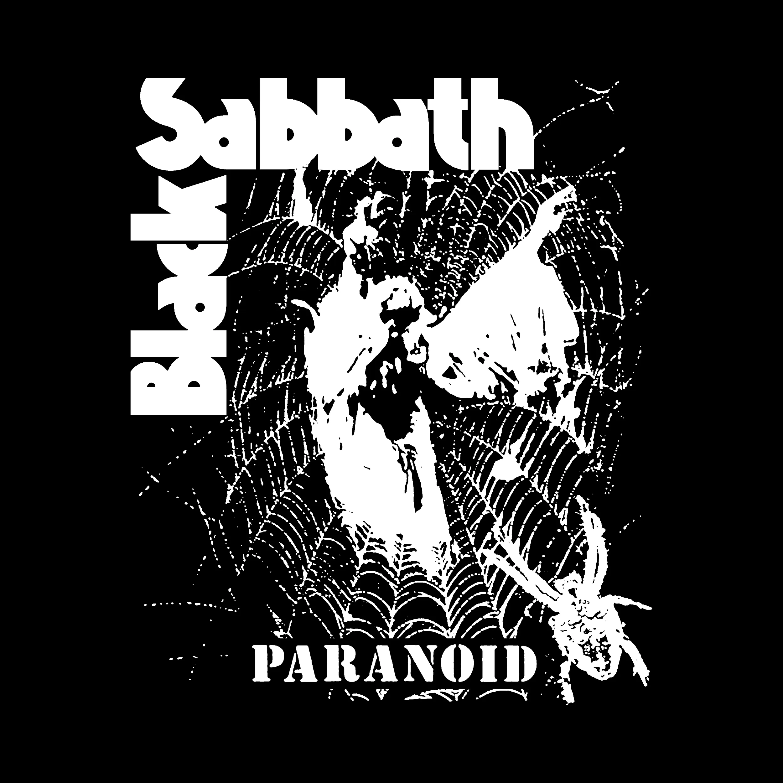 Black Sabbath Paranoid Spider Slim Fit Tee