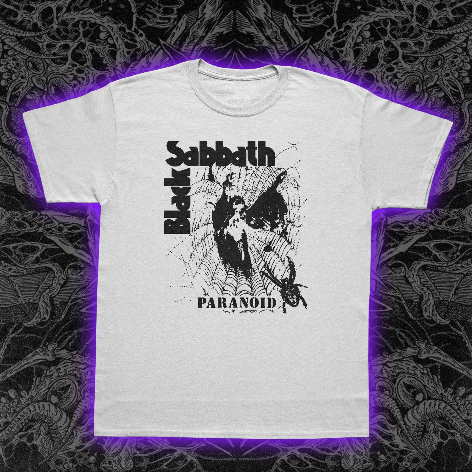 Black Sabbath Paranoid Spider Slim Fit Tee