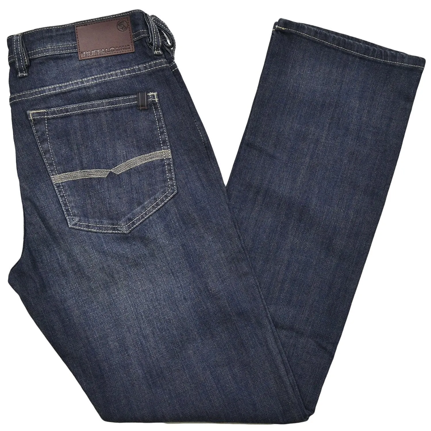 Buffalo David Bitton Mens Driven-X Basic Straight Stretch Jean