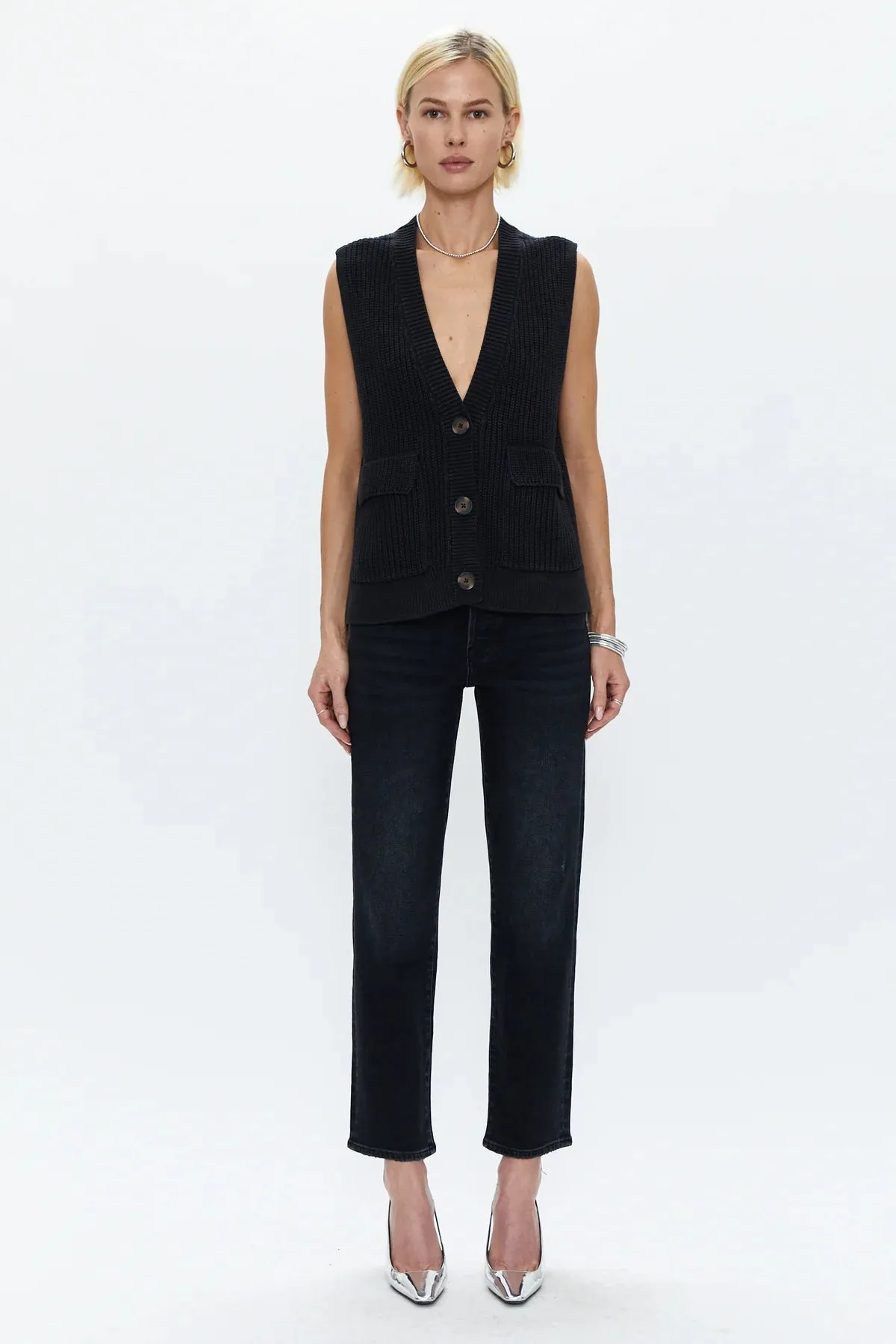 Charlie High Rise Classic Straight Ankle