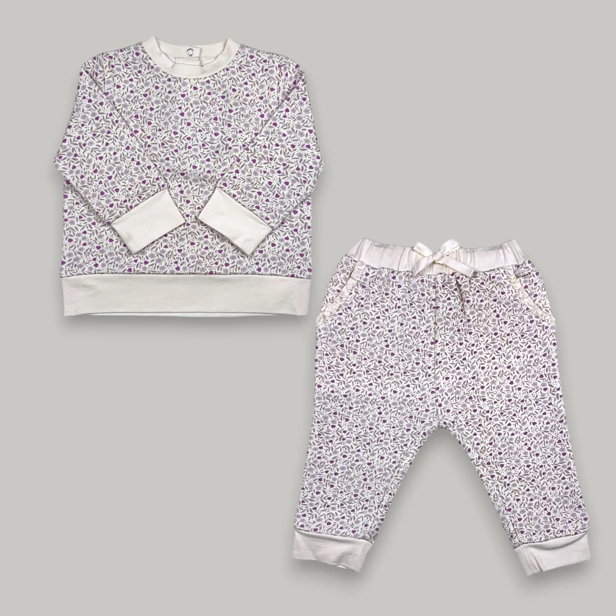 Cozy Ruffle Joggers | Garden Sage