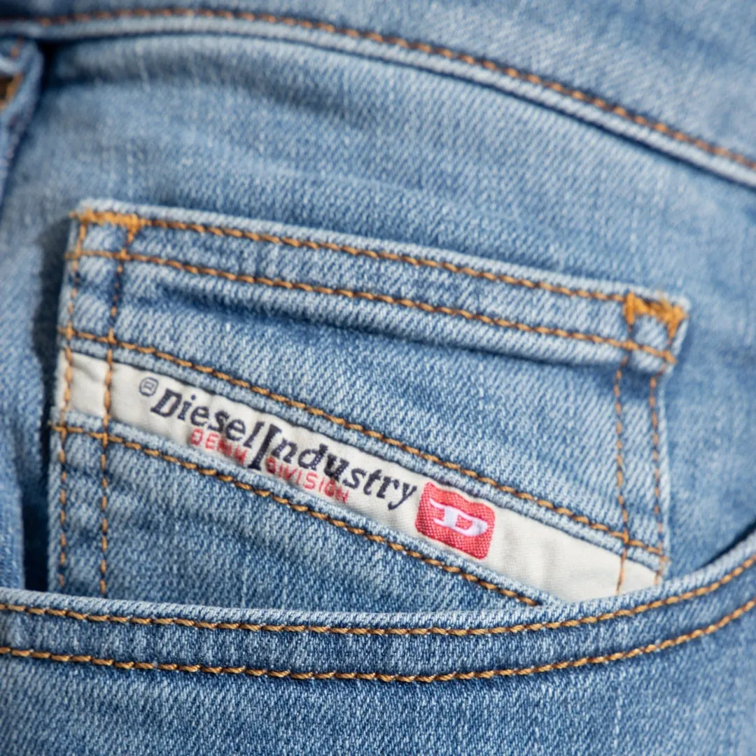 Diesel D-Yennox Tapered Fit Light Blue Jeans