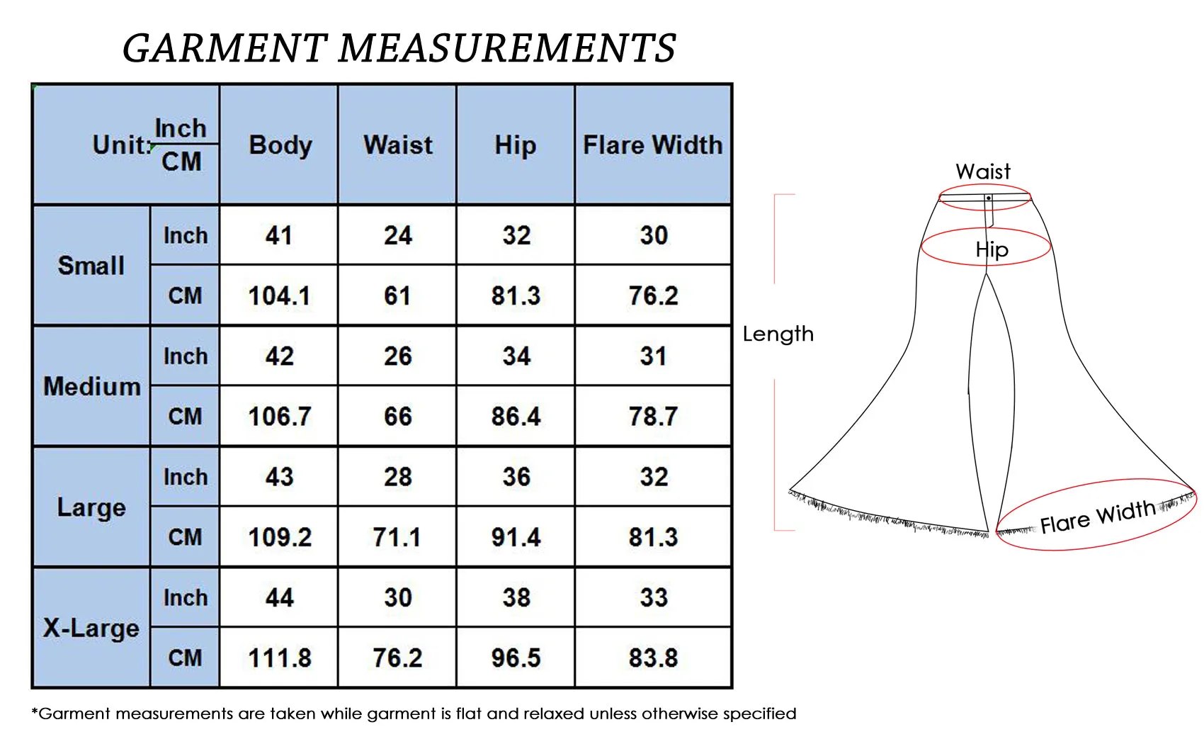 Elastic Waist Flared Denim Pants