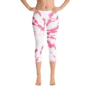ELEVATED ESSENTIALS, THE PERFECT CAPRI PINK TIE DYE