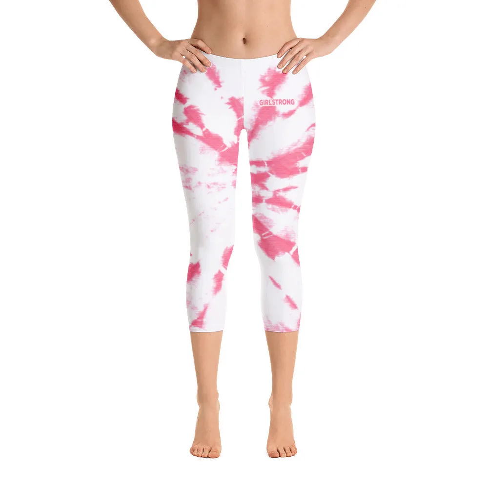 ELEVATED ESSENTIALS, THE PERFECT CAPRI PINK TIE DYE