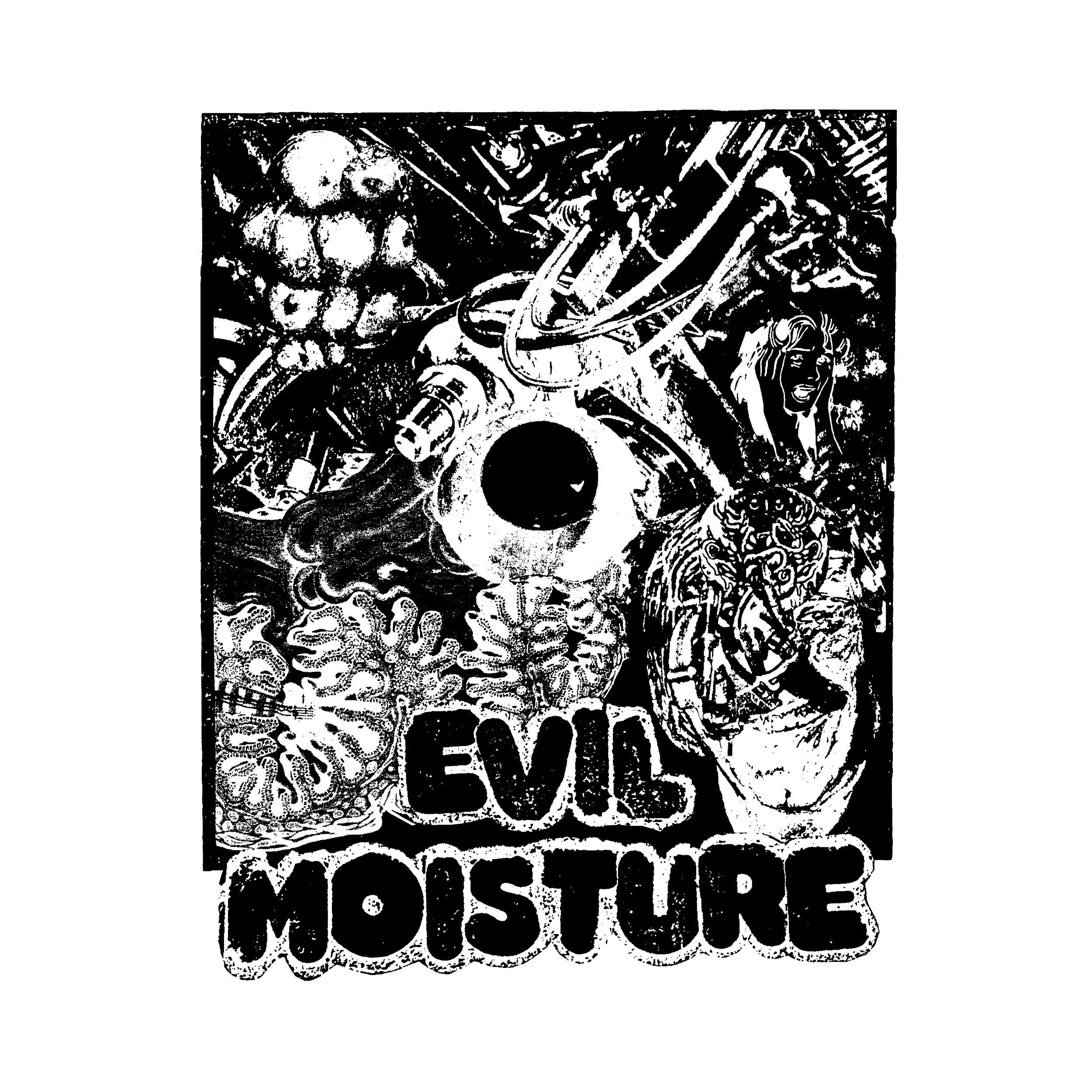 Evil Moisture Gunk Dissection Slim Fit Tee