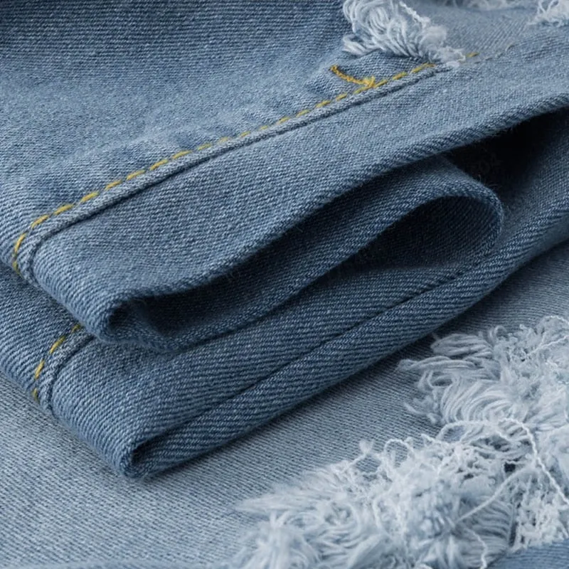 FIONA: Ripped Denim Jeans - bis 3XL