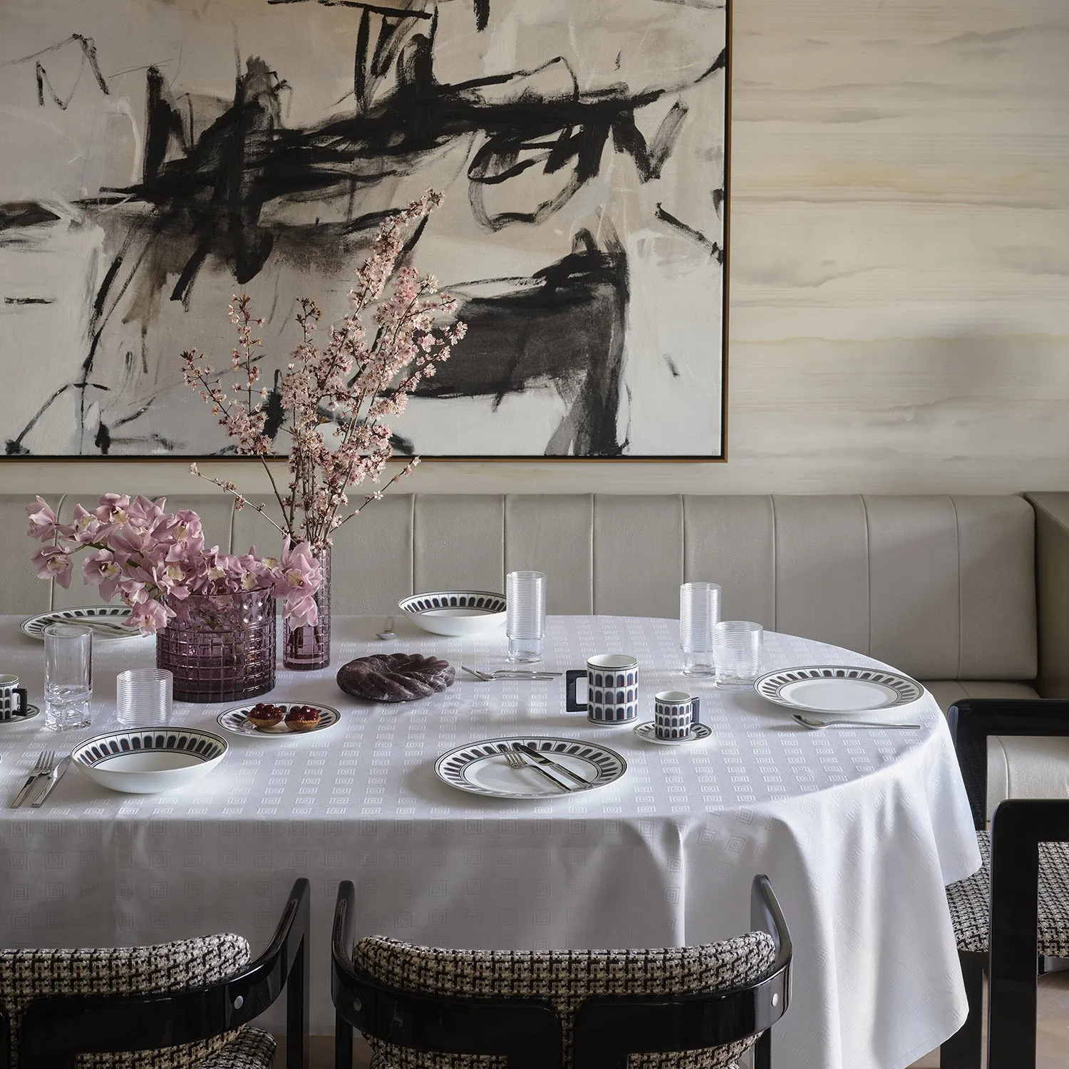 greg natale | palazzo bread plate | navy ~ DC