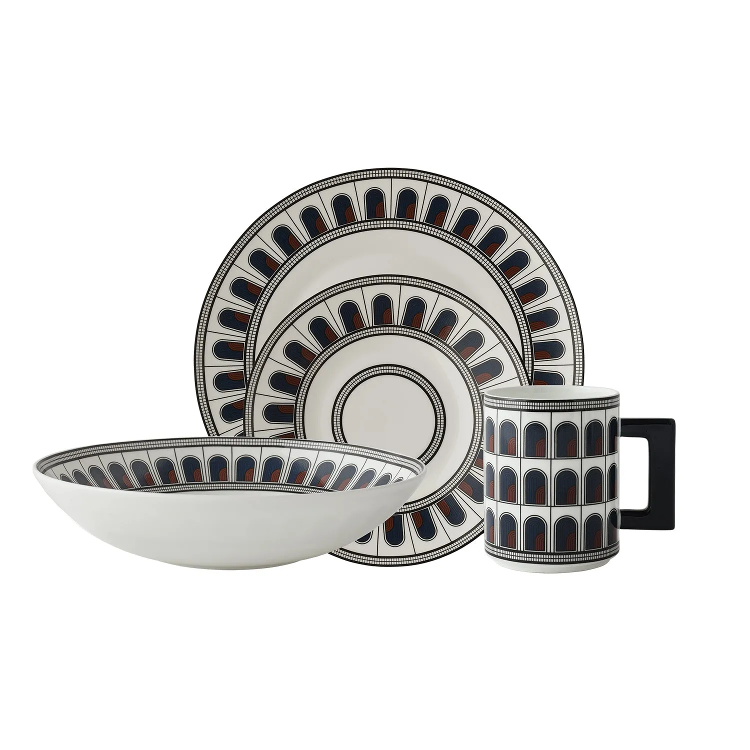 greg natale | palazzo bread plate | navy ~ DC