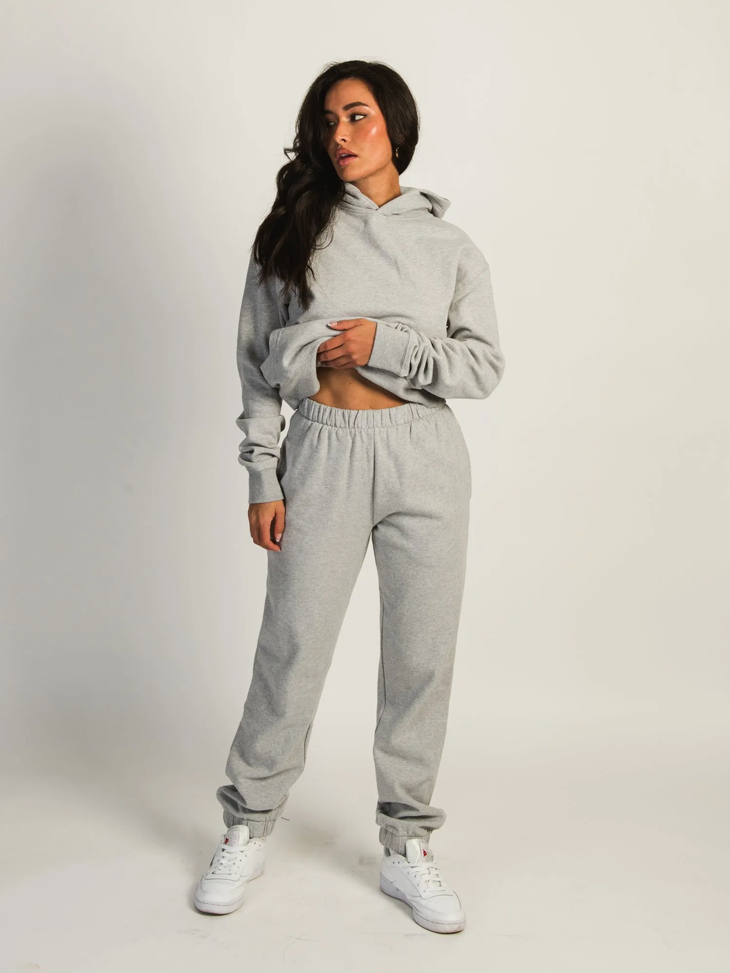 HARLOW JORDANA SWEATPANT - HEATHER GREY