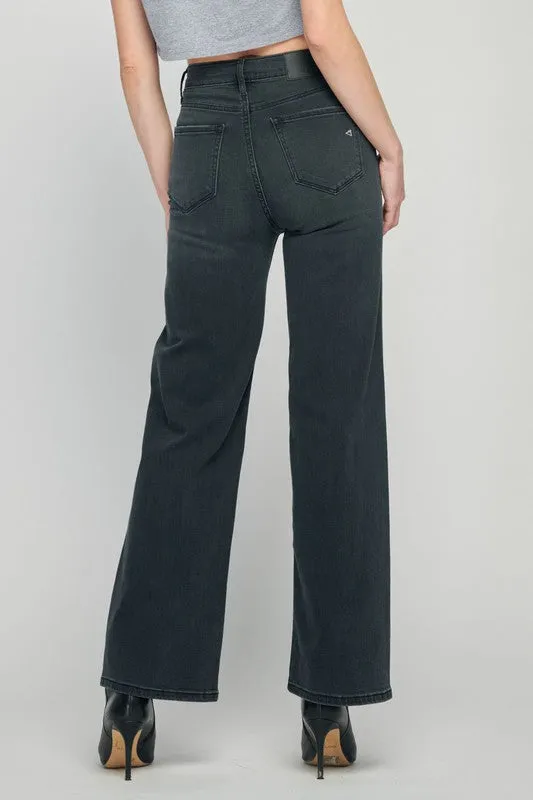 Hidden Logan Black High Rise 31in Inseam Dad Jean