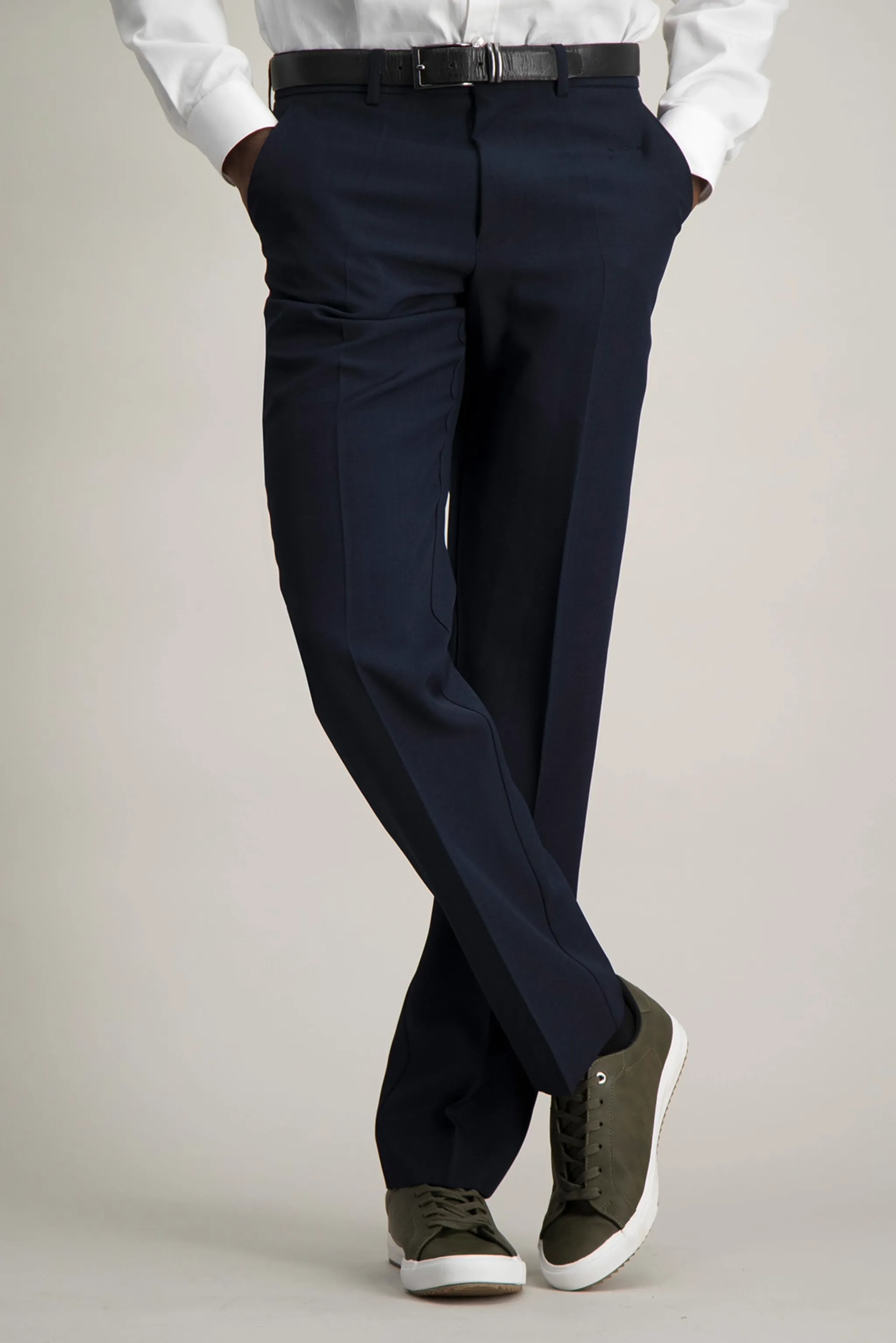 Jake regular fit trouser - navy stretch