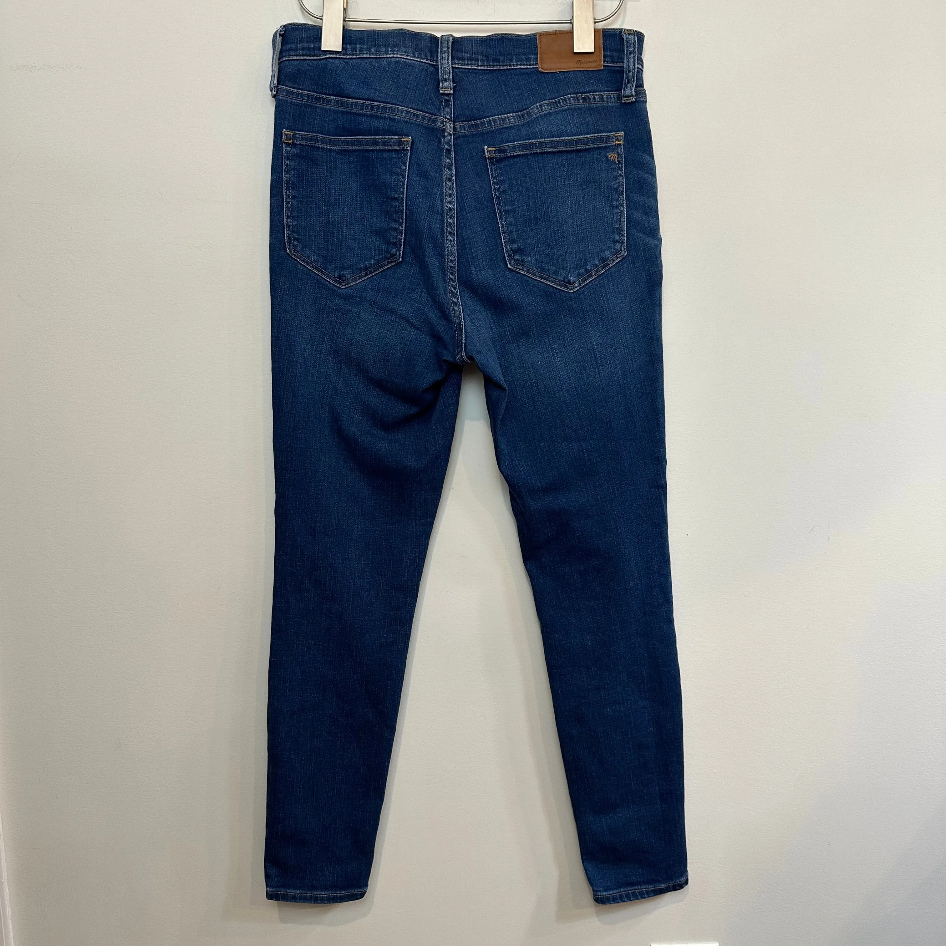 Madewell Roadtripper 10" High-Rise Skinny Jeans Dark Wash Stretch 29
