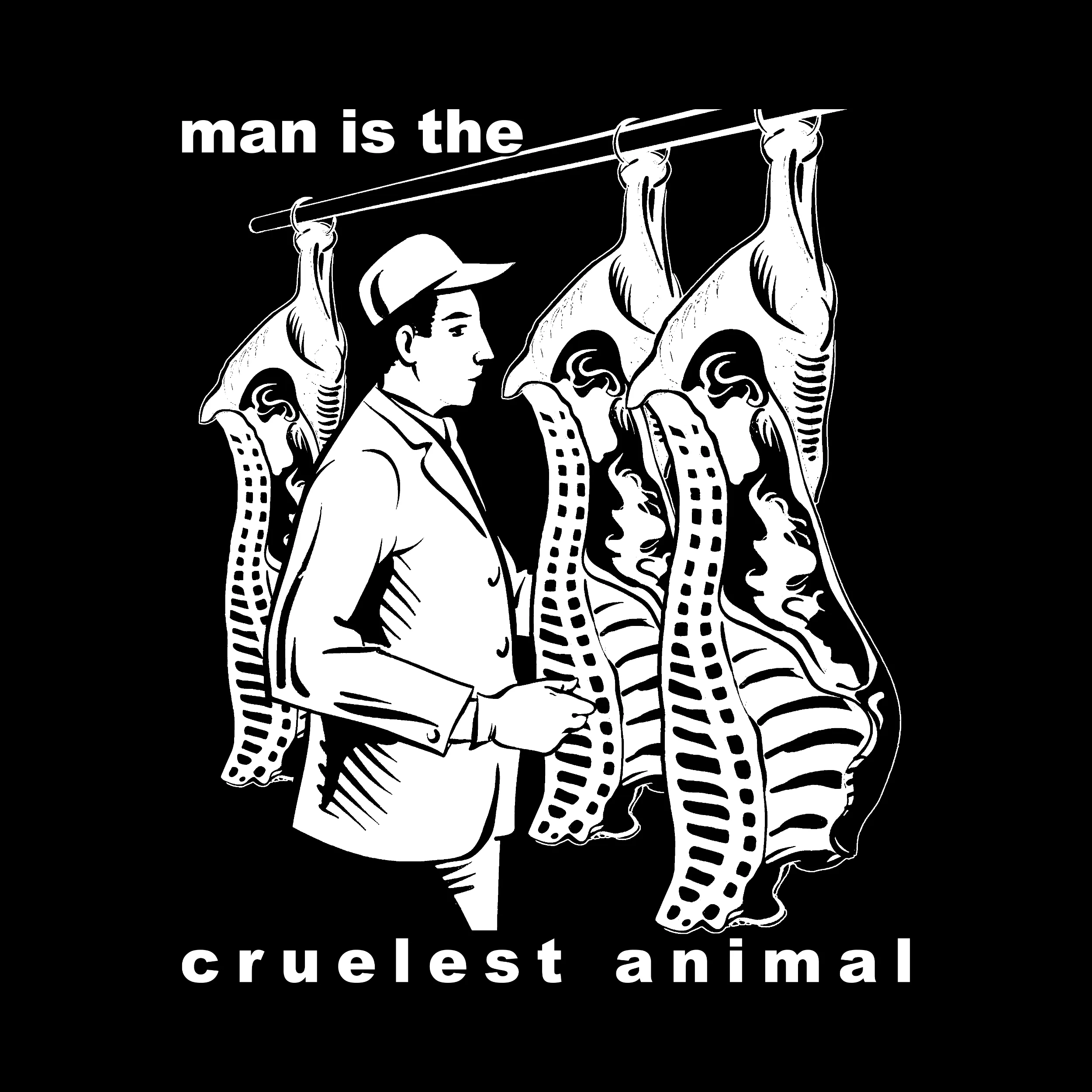 Man Is The Cruelest Animal Slim Fit Tee