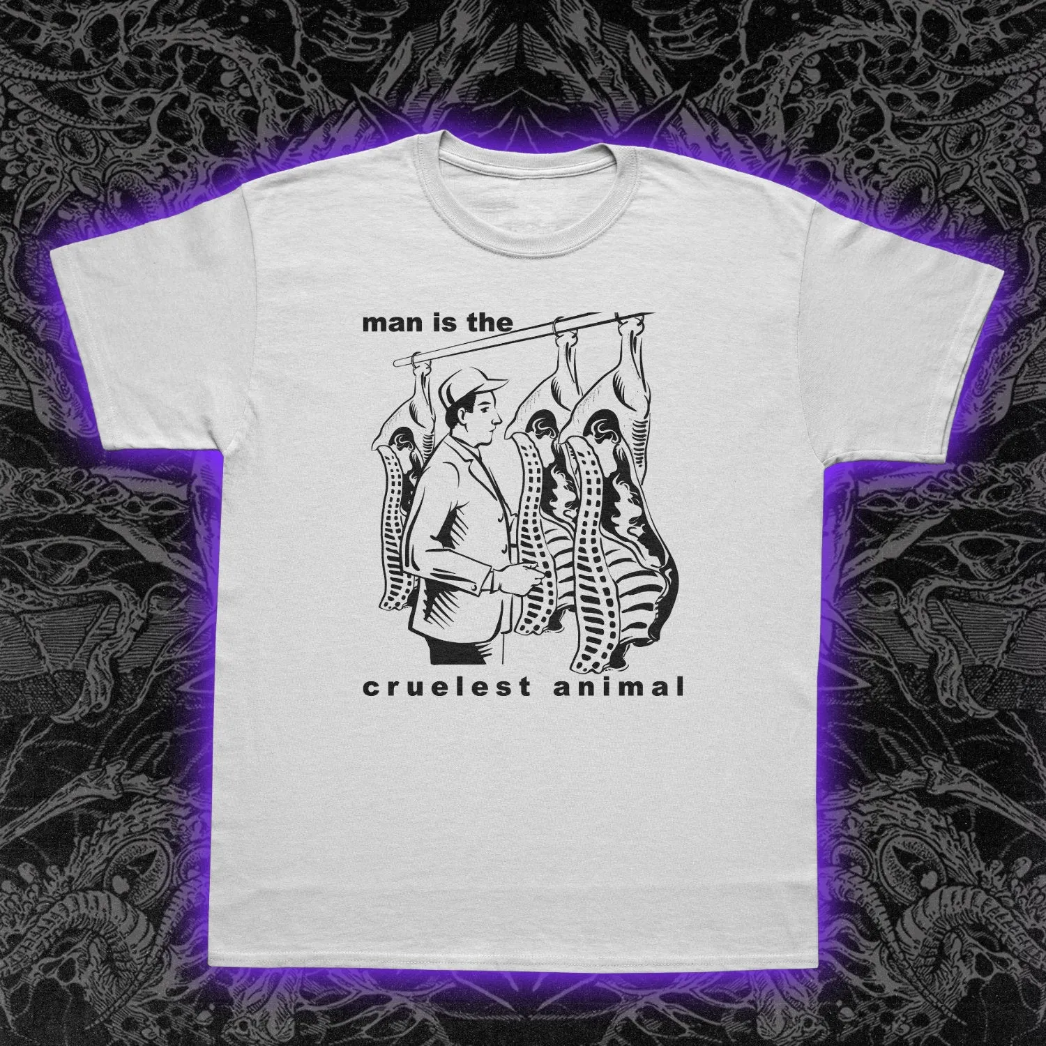 Man Is The Cruelest Animal Slim Fit Tee