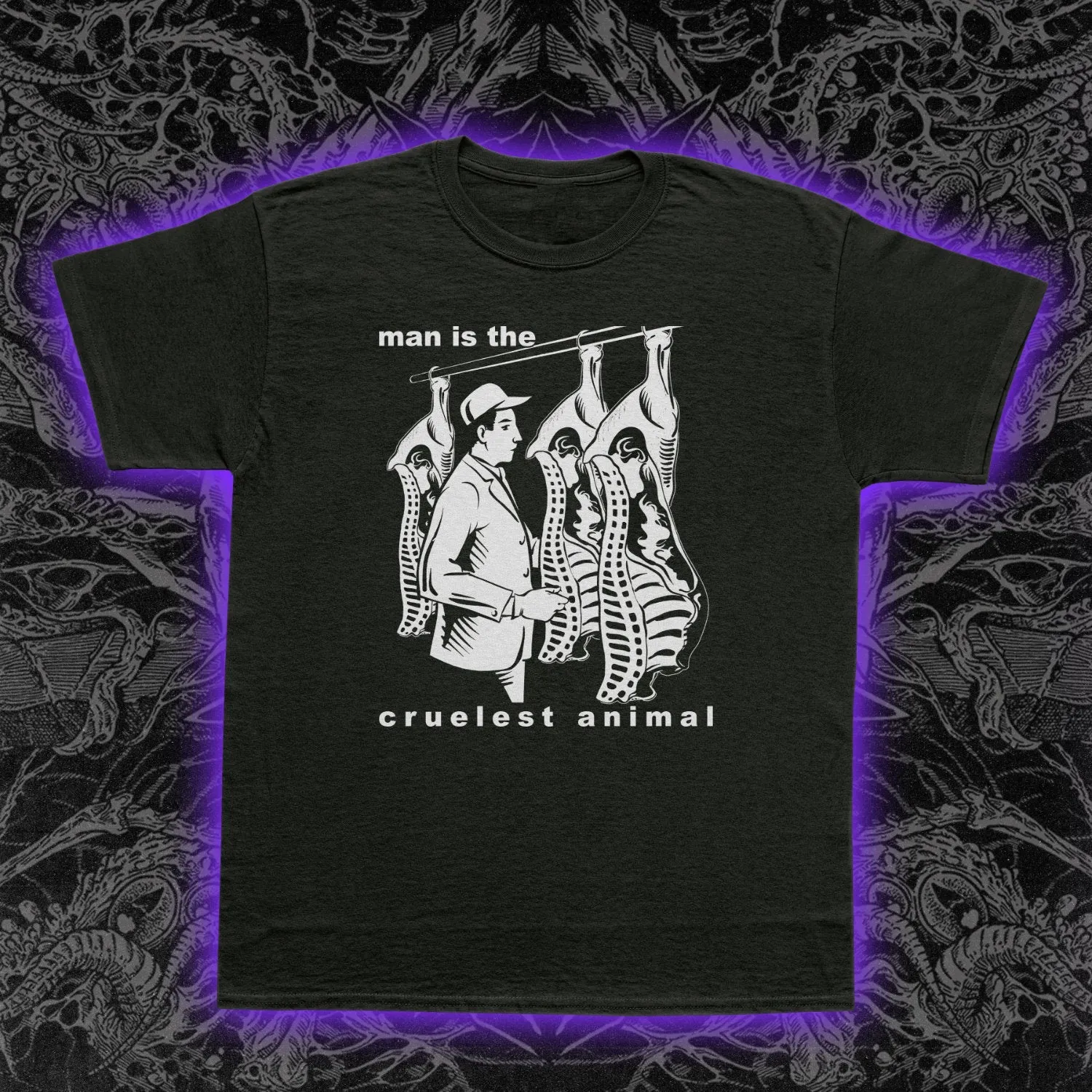 Man Is The Cruelest Animal Slim Fit Tee