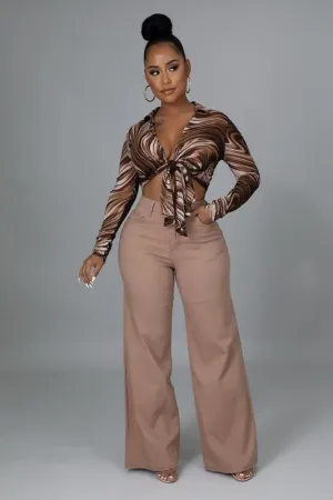 MAUVE WIDE LEG JEANS