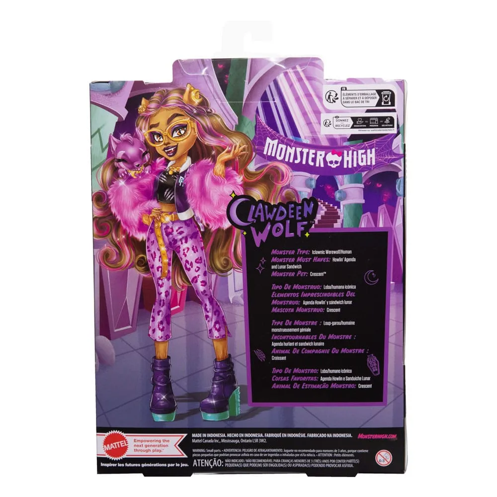 Monster High Doll Clawdeen Wolf 25 Cm