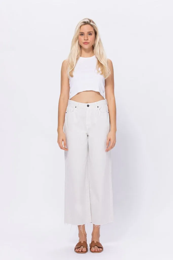 NORI HIGH WAIST CROPPED WIDELEG 27" INSEAM
