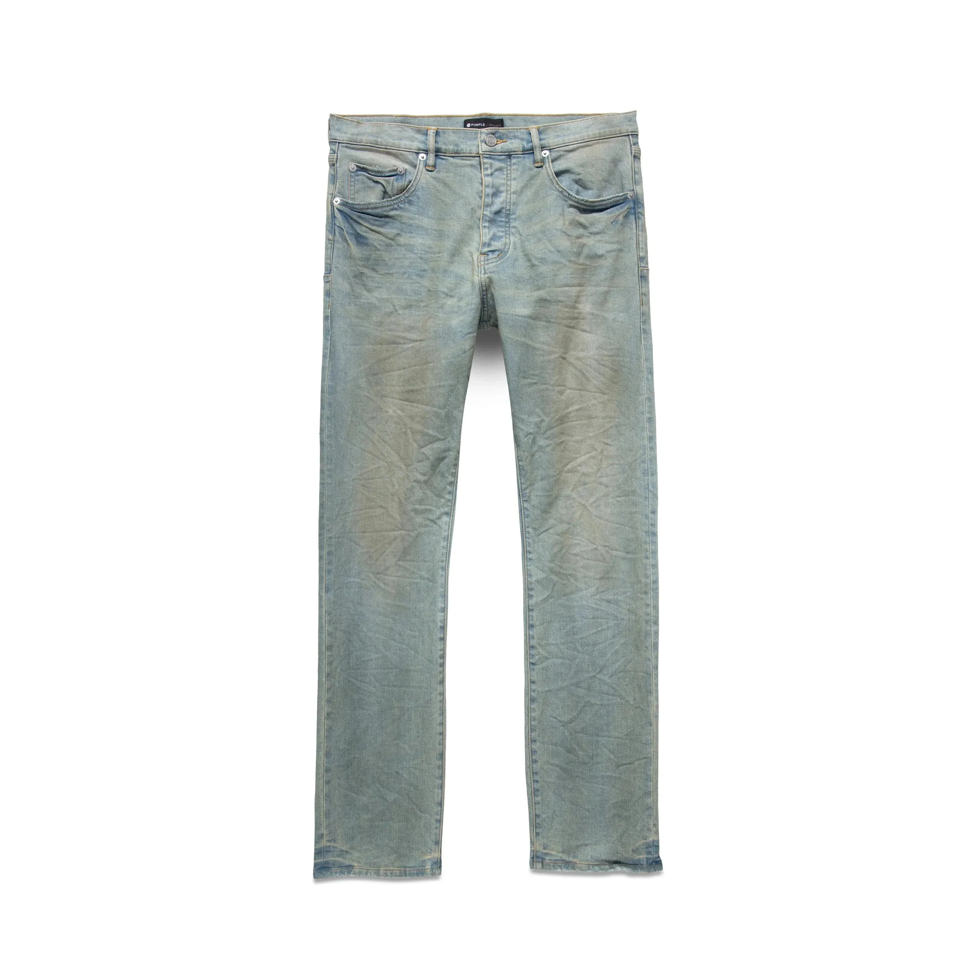 Purple Brand P005 Light Indigo Dirty Wax Jean