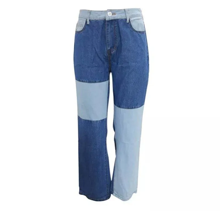 SAMIRA: Patchwork Jeans