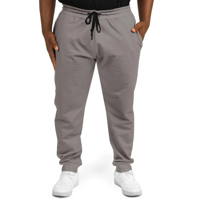 Shaded Pale Pastel Brown Joggers | Unisex | with PLUS sizes | C30M30Y30K30