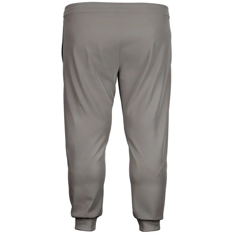 Shaded Pale Pastel Brown Joggers | Unisex | with PLUS sizes | C30M30Y30K30