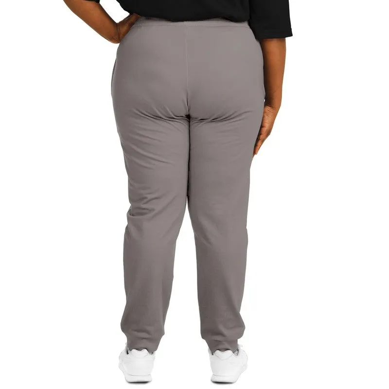 Shaded Pale Pastel Brown Joggers | Unisex | with PLUS sizes | C30M30Y30K30