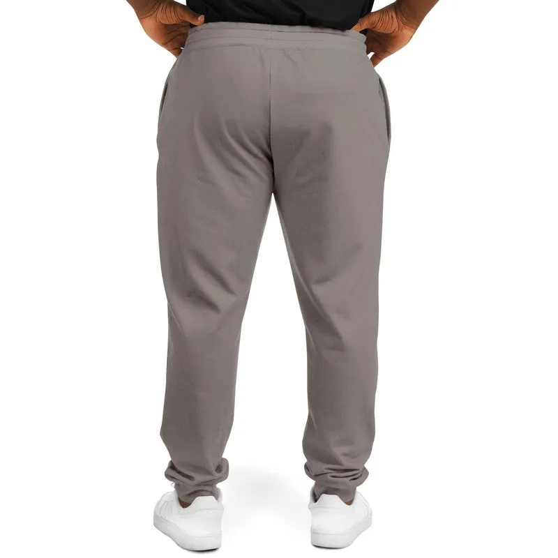 Shaded Pale Pastel Brown Joggers | Unisex | with PLUS sizes | C30M30Y30K30