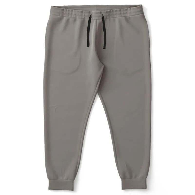 Shaded Pale Pastel Brown Joggers | Unisex | with PLUS sizes | C30M30Y30K30