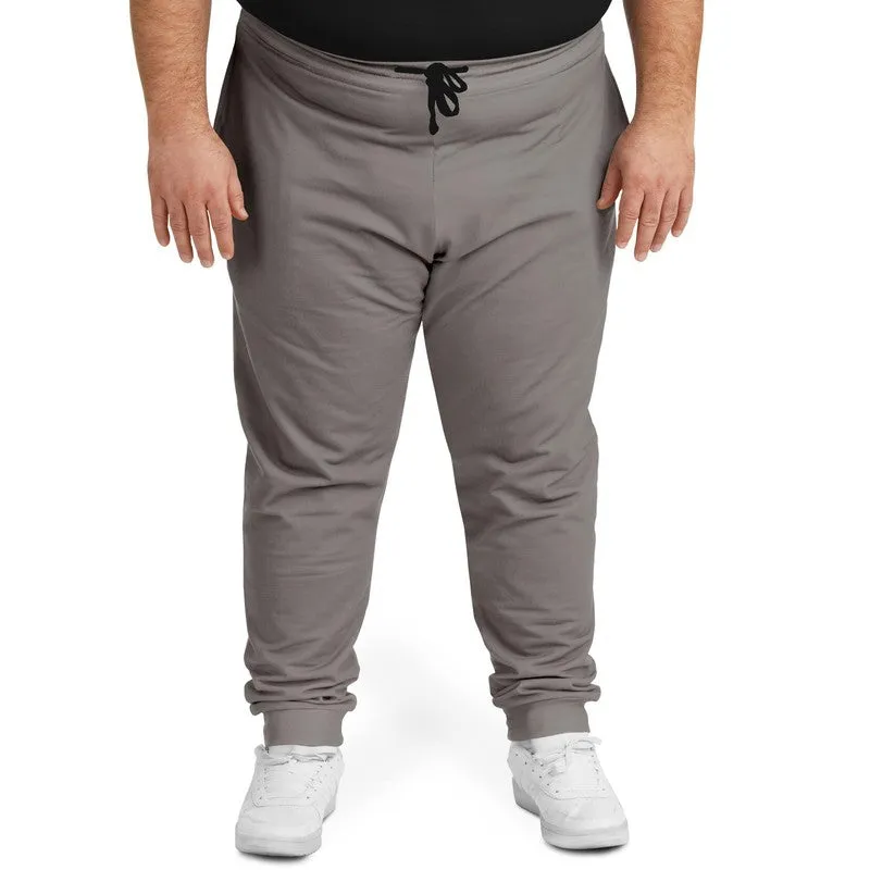 Shaded Pale Pastel Brown Joggers | Unisex | with PLUS sizes | C30M30Y30K30