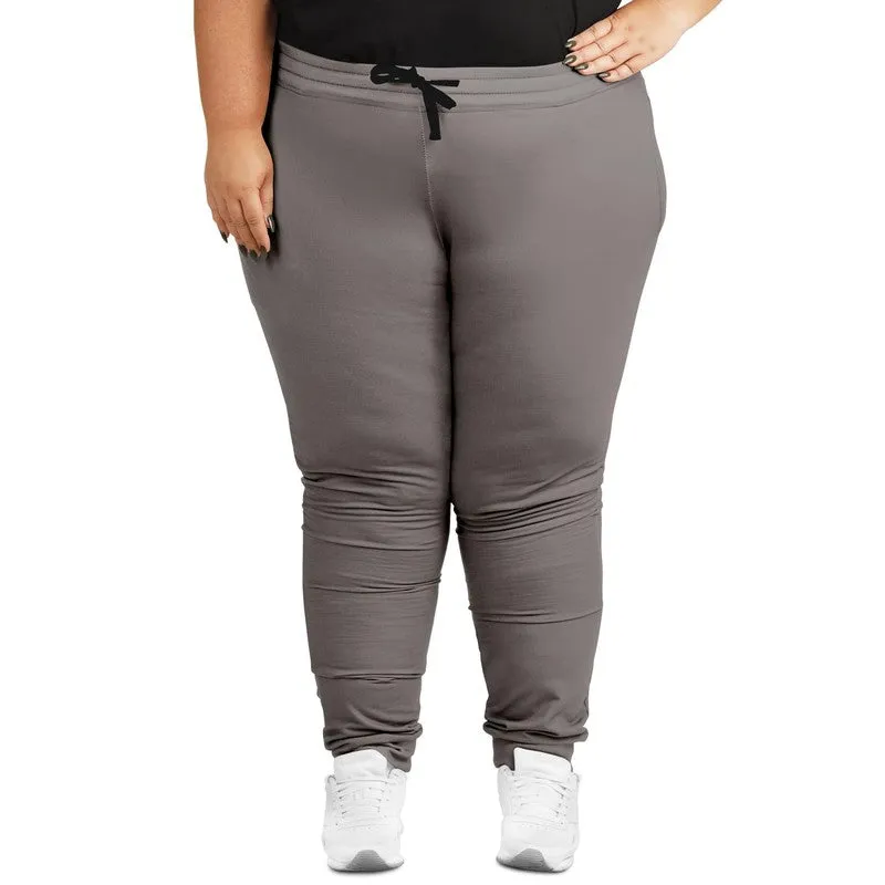 Shaded Pale Pastel Brown Joggers | Unisex | with PLUS sizes | C30M30Y30K30
