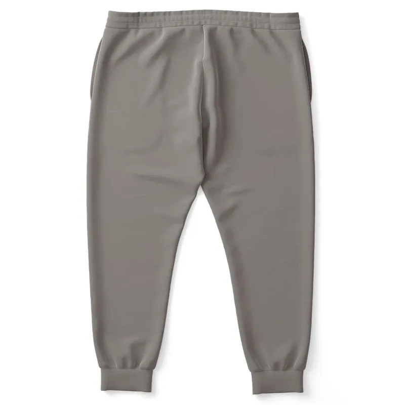 Shaded Pale Pastel Brown Joggers | Unisex | with PLUS sizes | C30M30Y30K30