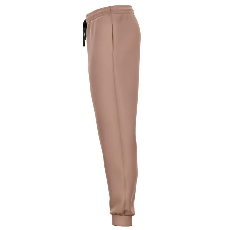 Shaded Pale Pastel Red Brown Joggers | Unisex | with PLUS sizes | C0M30Y30K30