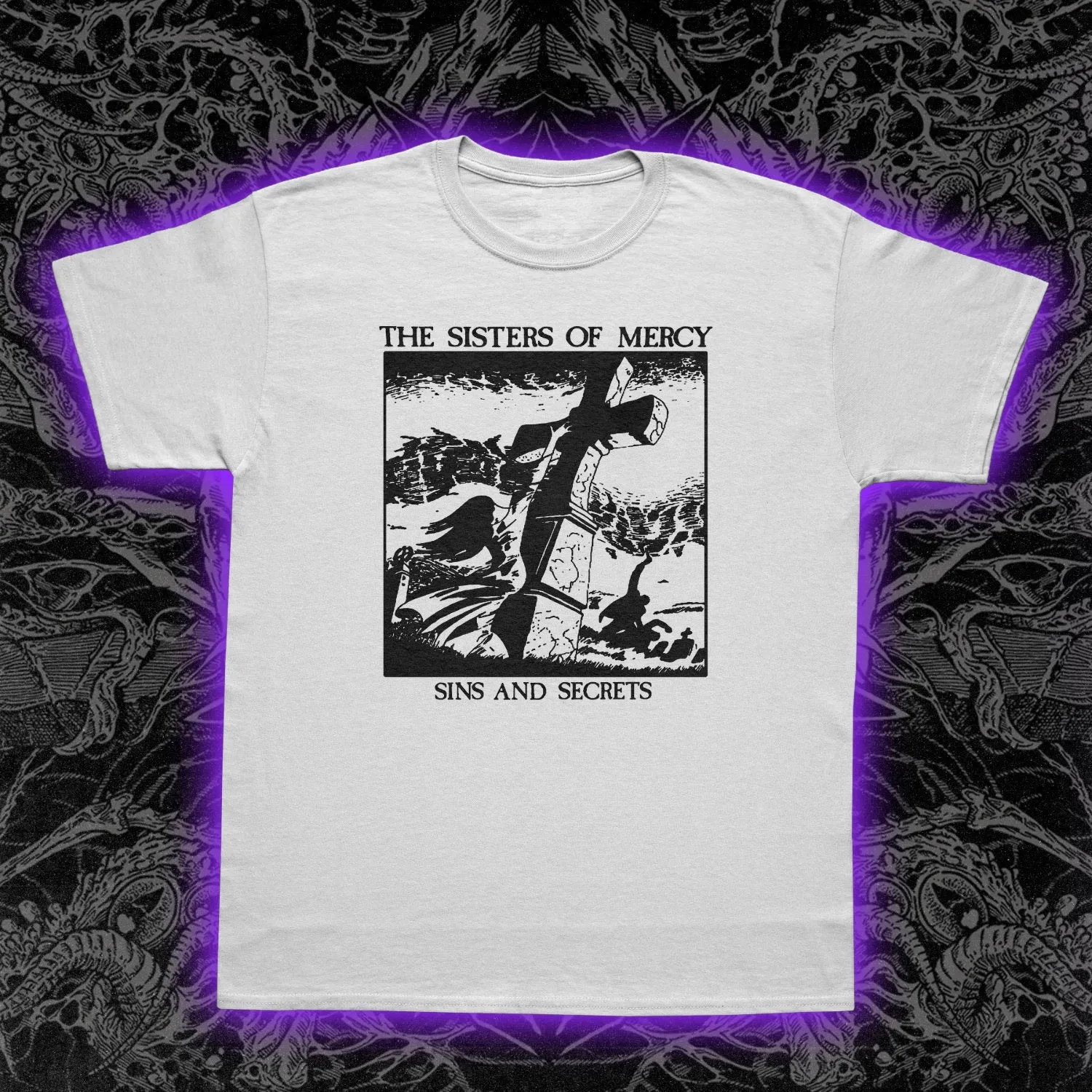 Sisters Of Mercy Sins And Secrets Slim Fit Tee