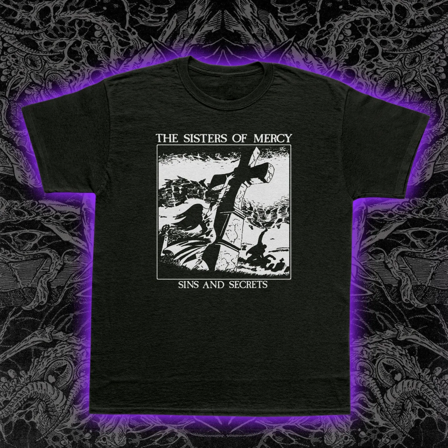 Sisters Of Mercy Sins And Secrets Slim Fit Tee
